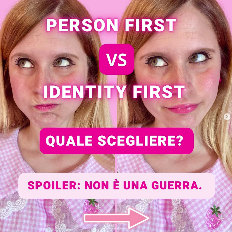 person first - identity first?